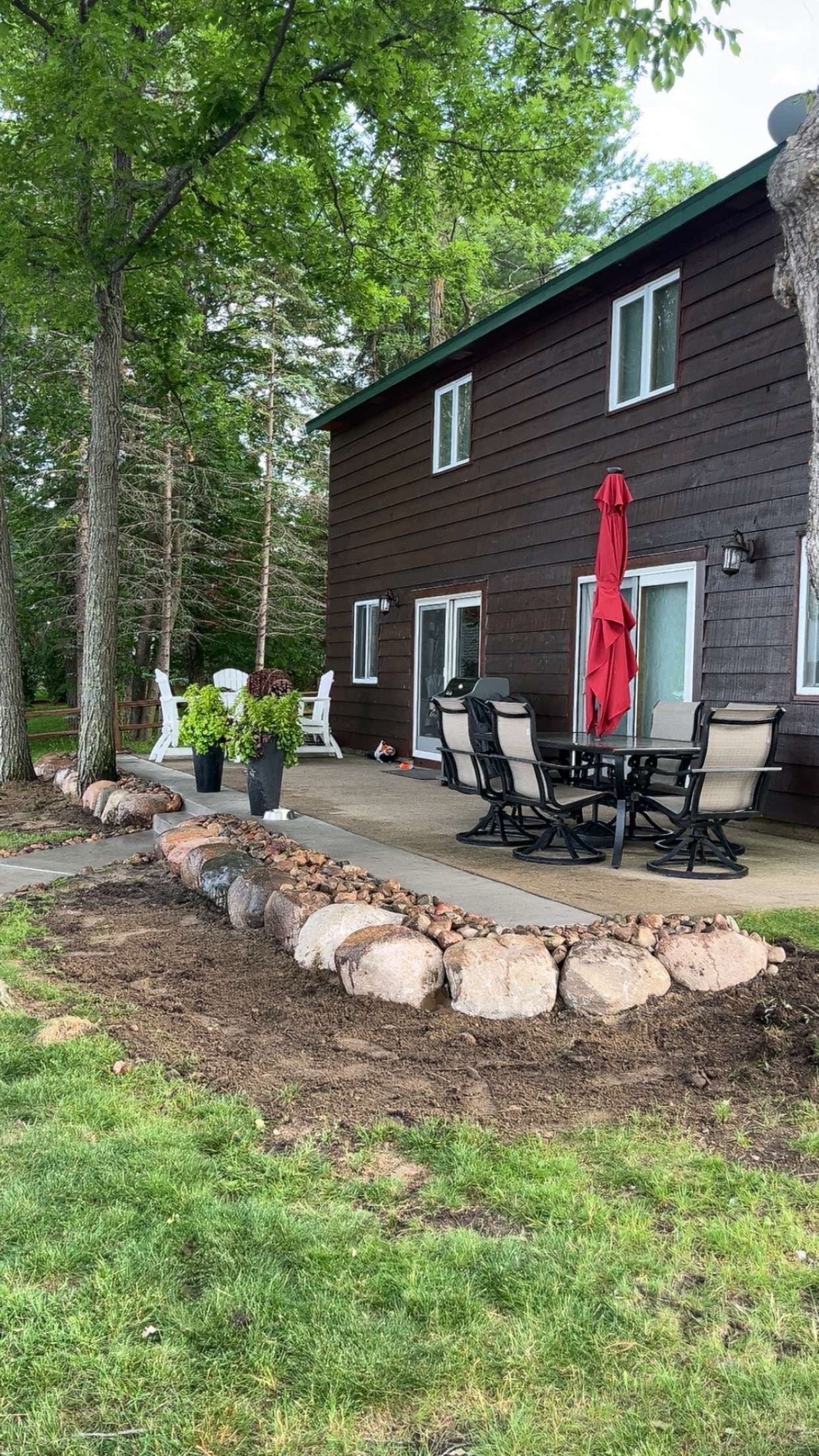 Project Pequot Lakes Yard Transformation with Patio image